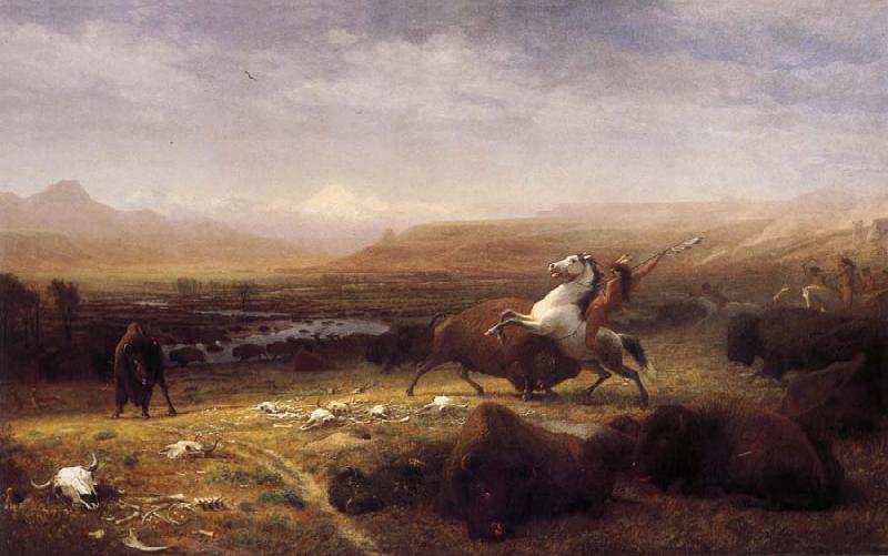 Albert Bierstadt Last of the Buffalo oil painting image